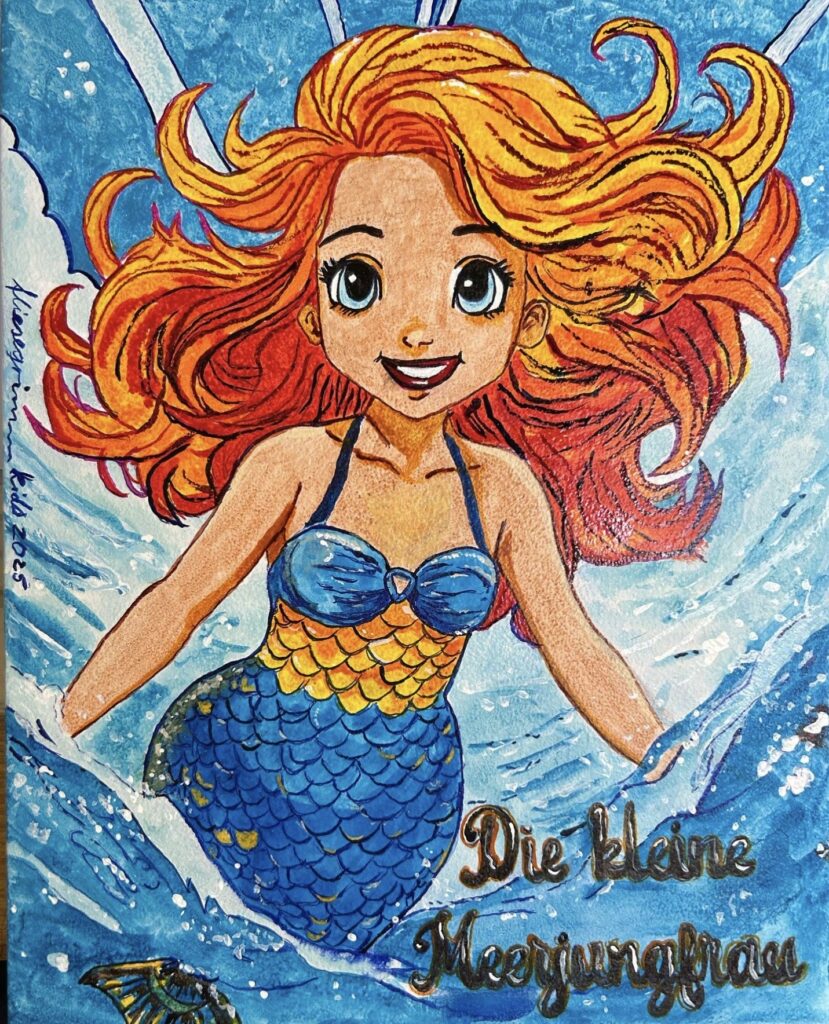 Haare aus Feuer, und doch im Wasser